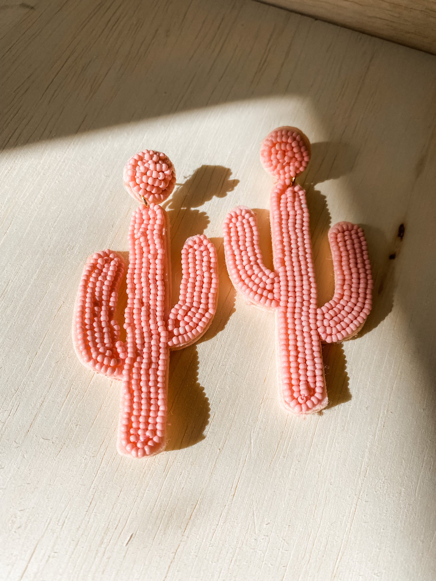 Bead Cactus Earrings
