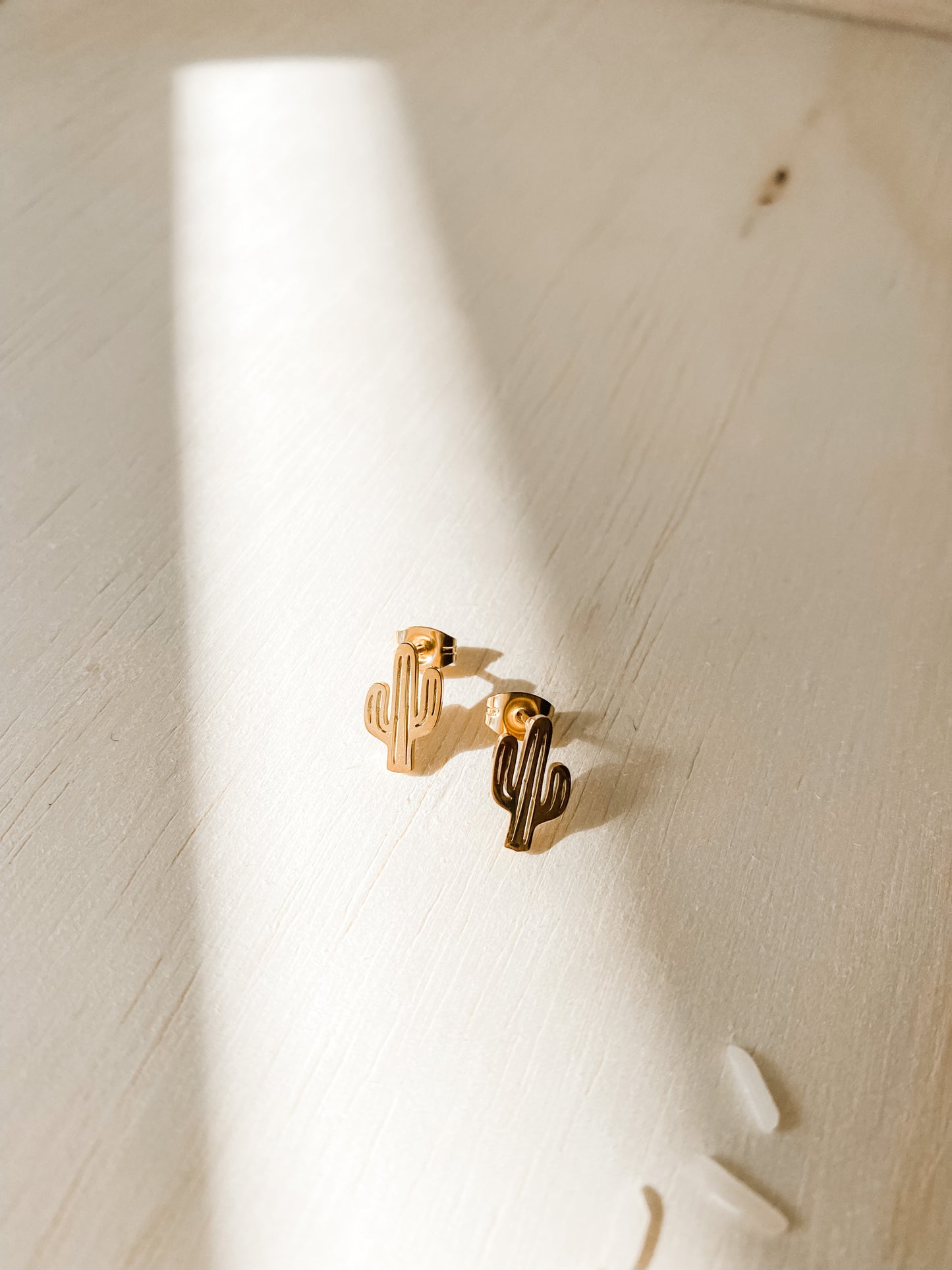 Tiny Rose Gold Cactus