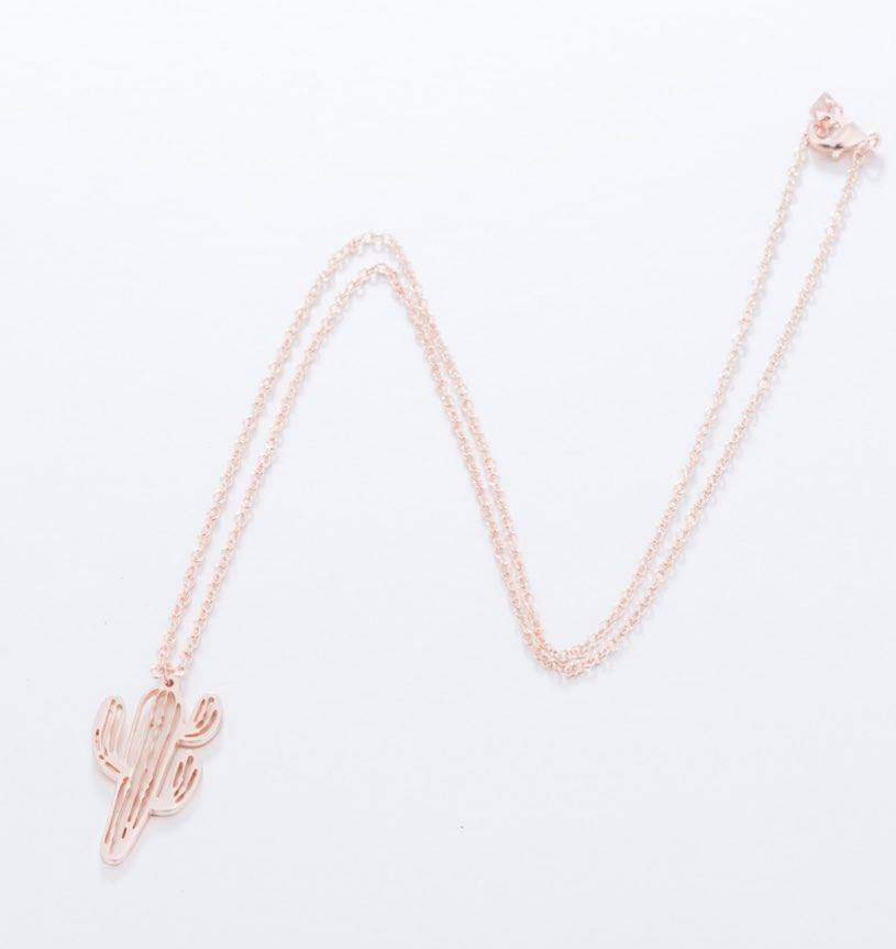 Rose Gold Saguaro Necklace