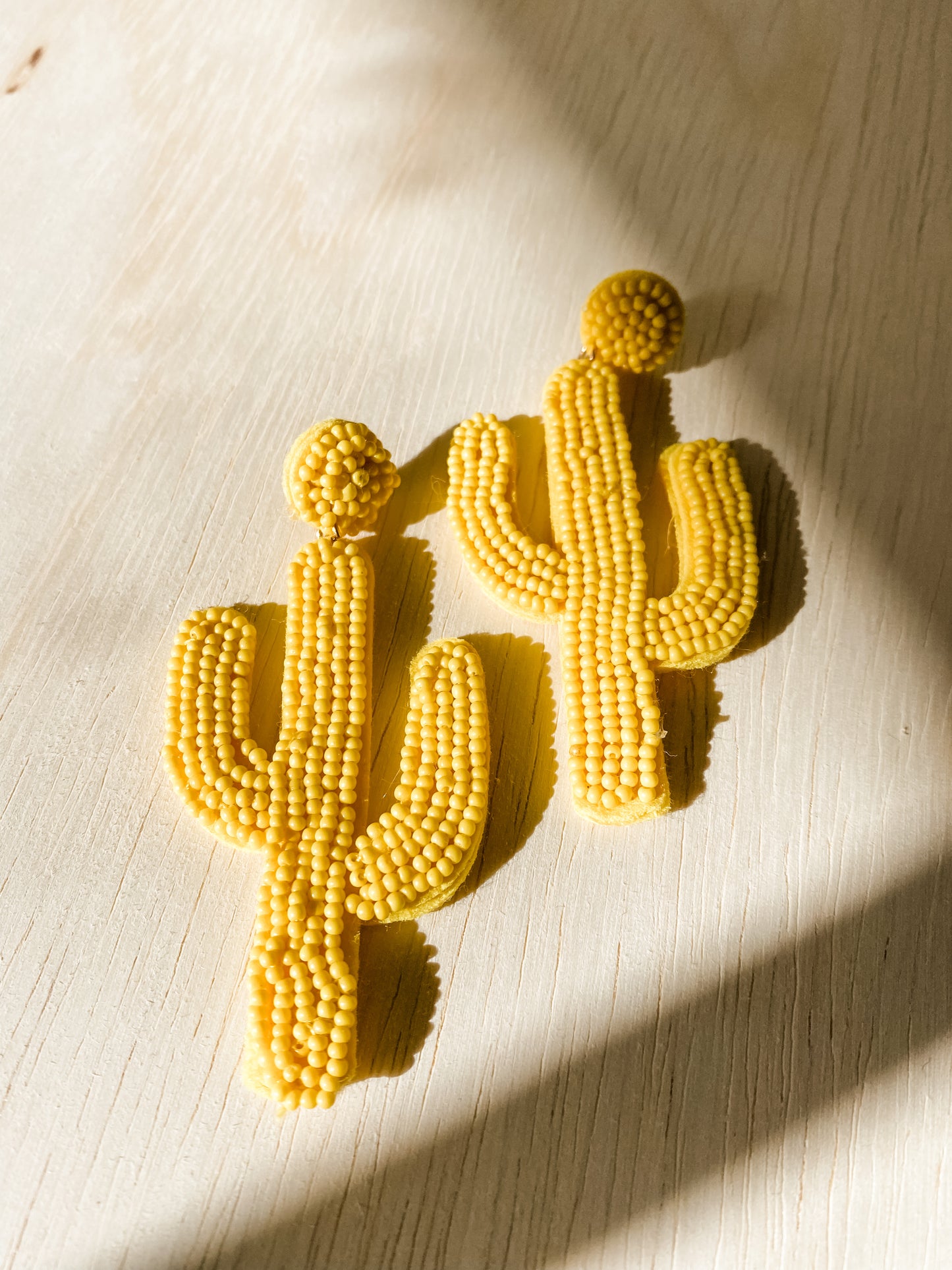 Bead Cactus Earrings