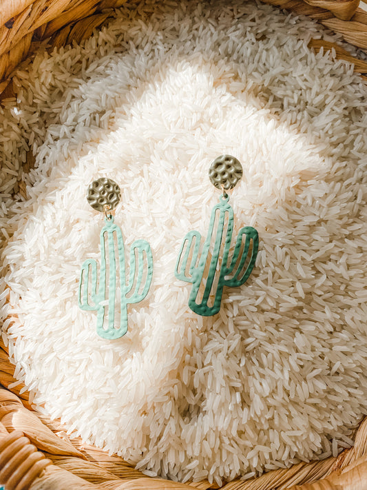 Lightweight Green Dangle Cactus