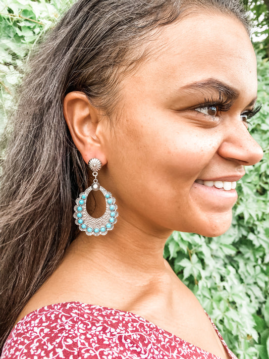 Boho Western-Style Artisan Hoops