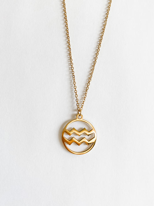 Zodiac Aquarius Necklace
