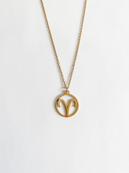 Zodiac Aries Necklace